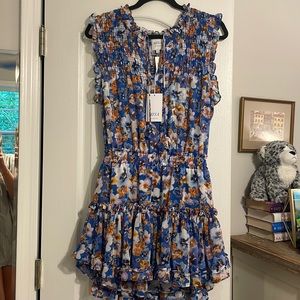 NWT Misa Los Angeles sleeveless floral mini dress